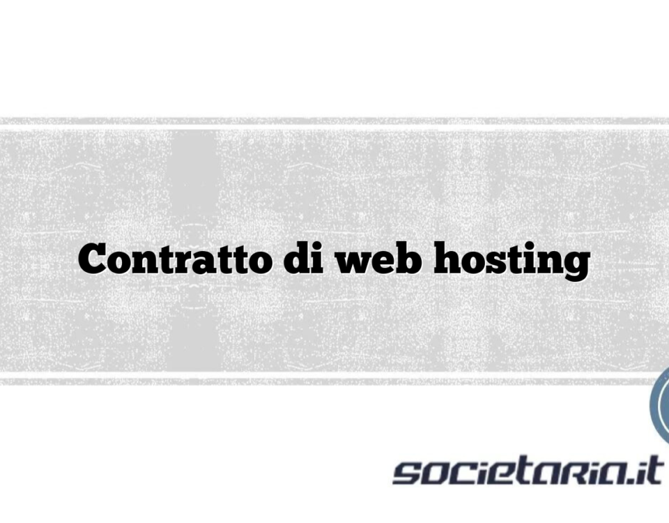Contratto di web hosting